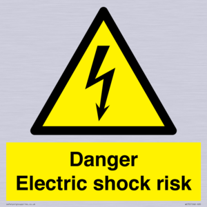 Danger Electric shock risk